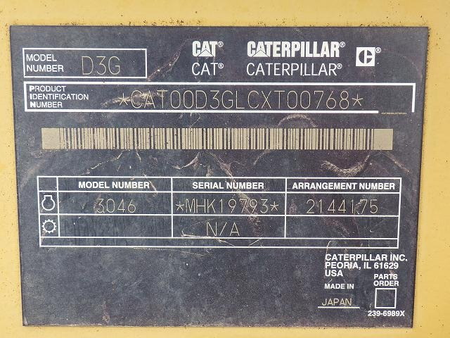 ALAT BERAT CATERPILLAR D3G