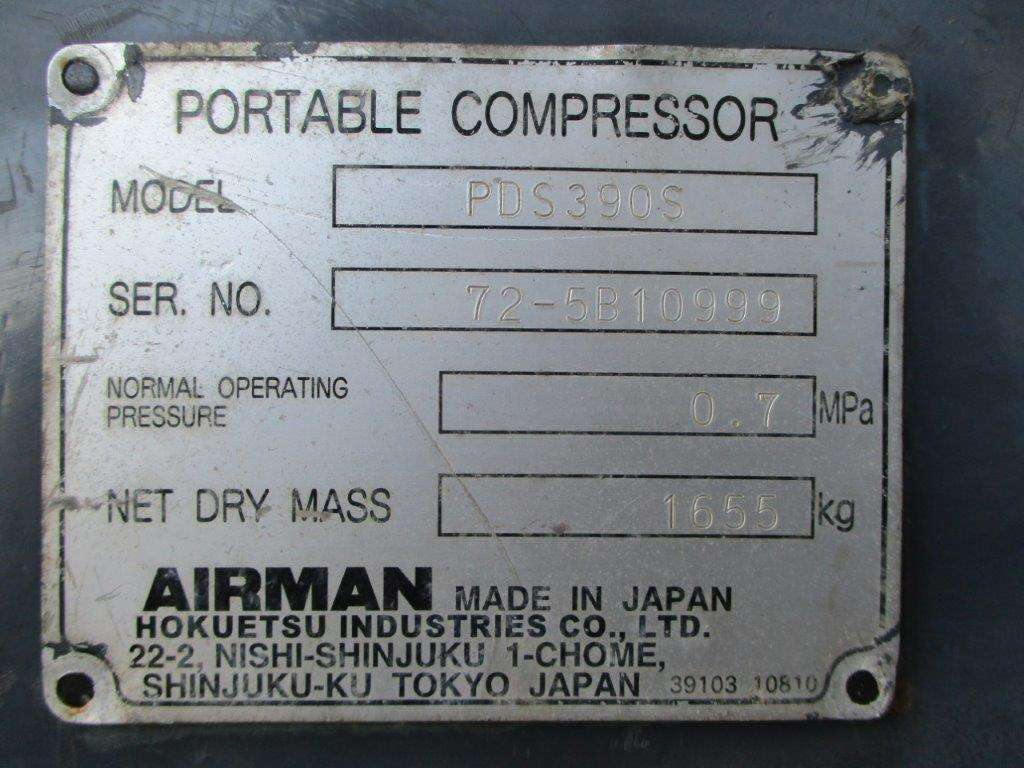 MESIN KOMPRESOR AIRMAN PDS390S