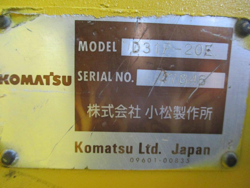 ALAT BERAT KOMATSU D31P-20E