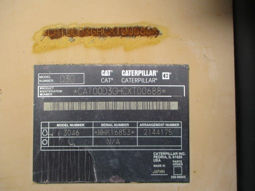 ALAT BERAT CATERPILLAR D3G
